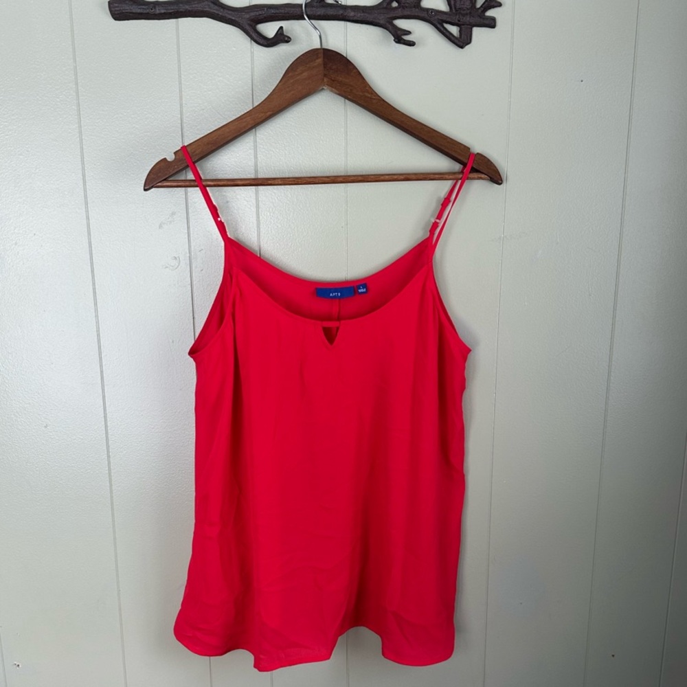 Apt 9 Red Tank Top Sz L